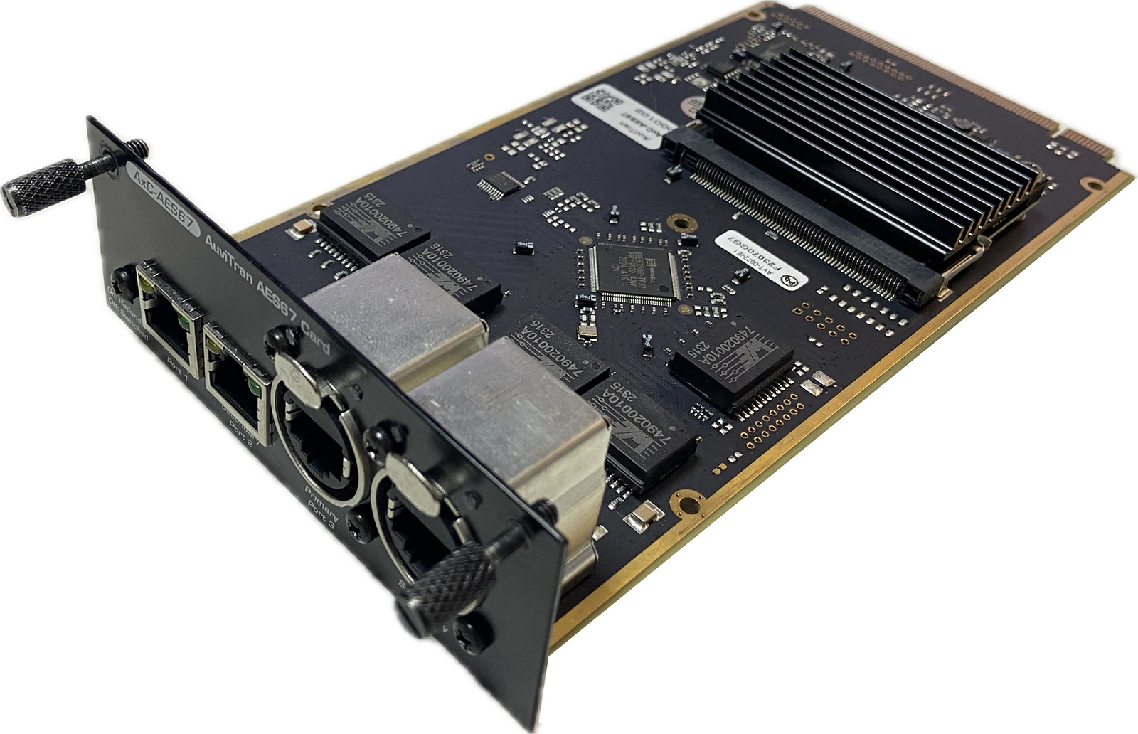 AuviTran AxC-AES67 interface card