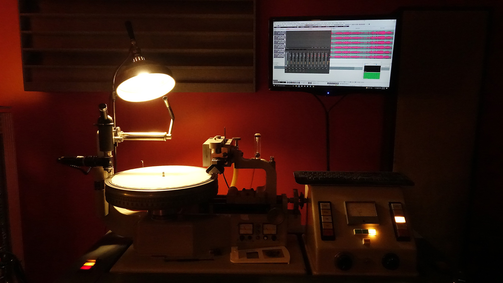 Pyramix and cutting lathe