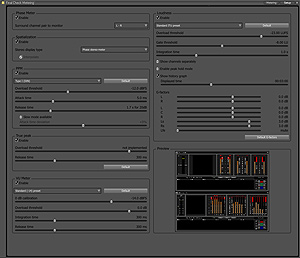 Final Check settings window